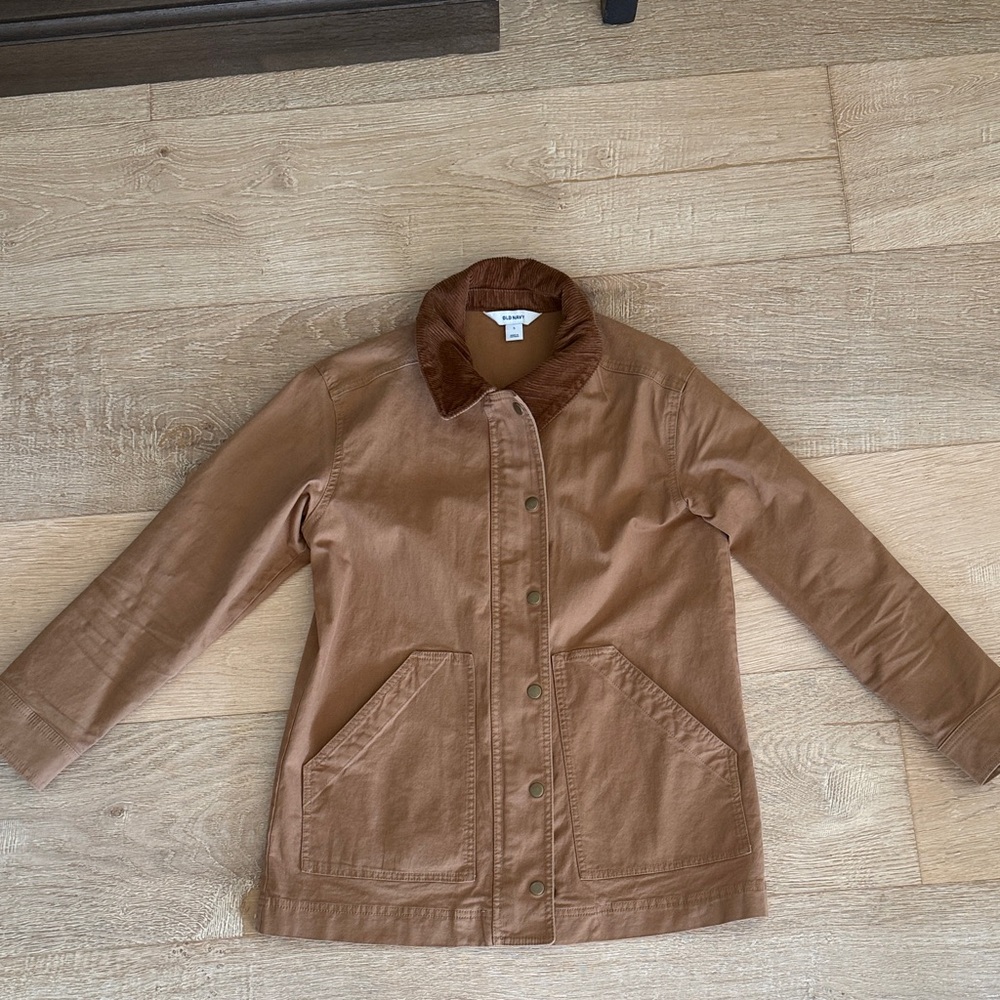 Old Navy Tan Barn Jacket 
only worn a few times